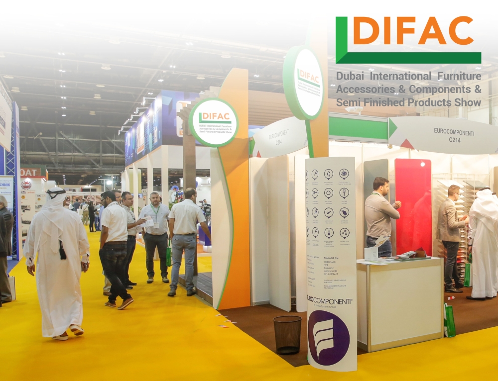 Dubai International Furniture Accessories Components (DIFAC) takes place in Dubai on March 12-14, 2018