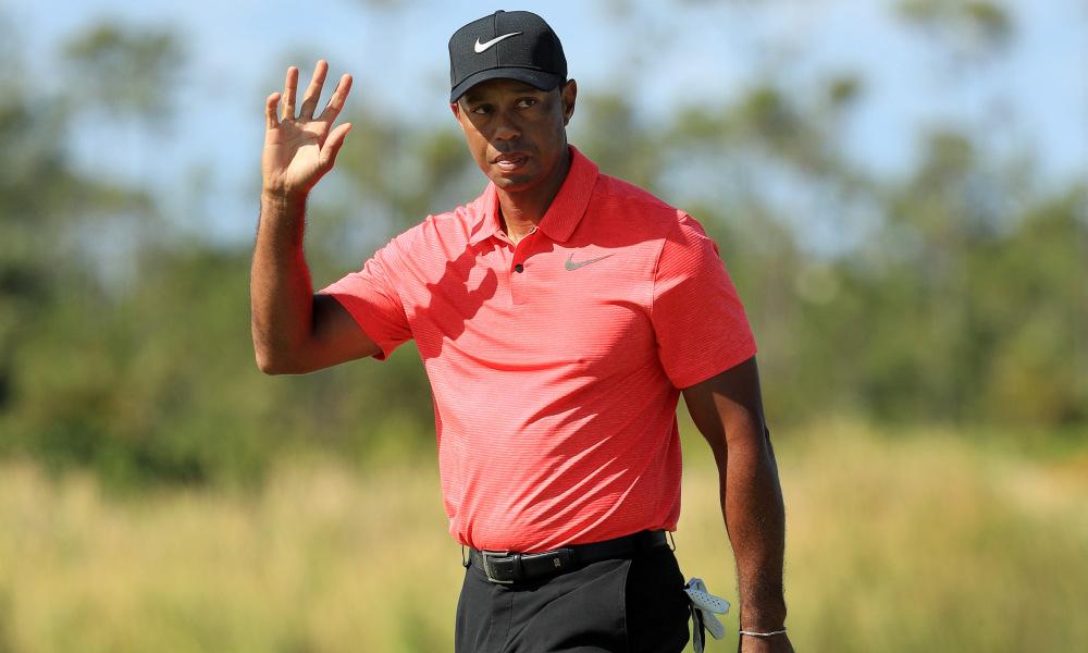 Tiger Woods of the United States reacts on the fourth green during the final round of the Hero World Challenge at Albany, Bahamas in Nassau, Bahamas.  — AFP