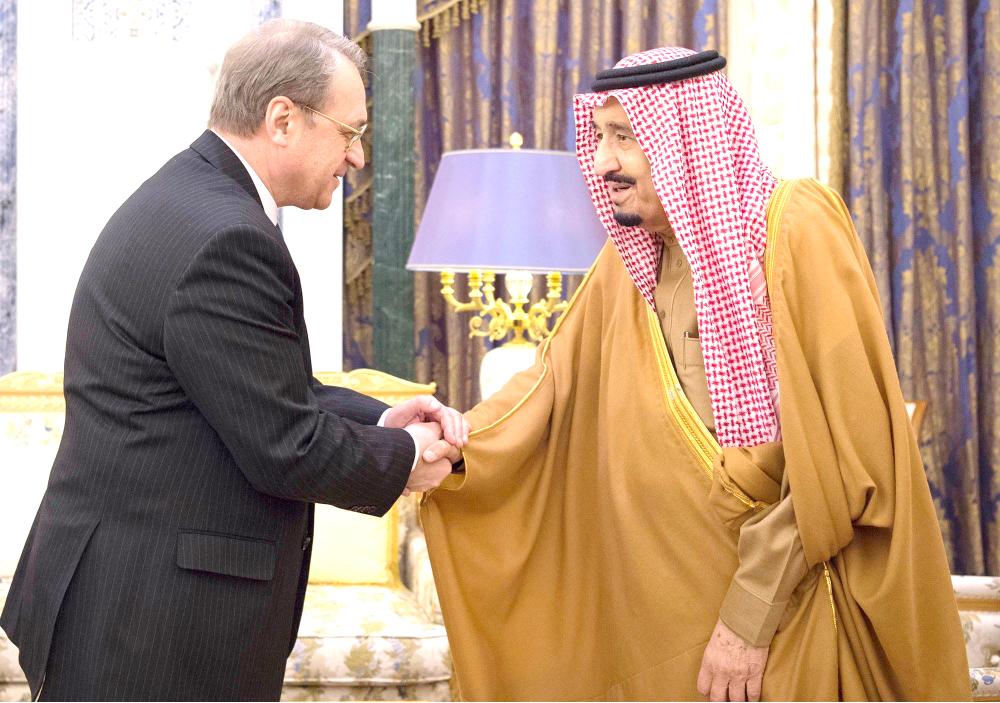 King receives Russian special presidential envoy