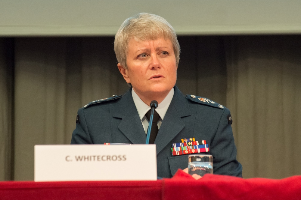 NATO Commander Chris Whitecross during “The Western Balkans at a crossroads” in Rome, Italy. — Courtesy photos 