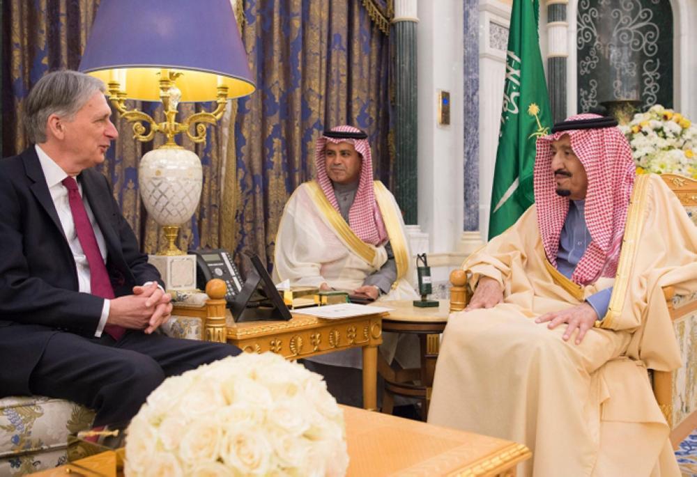 King receives British Chancellor of Exchequer