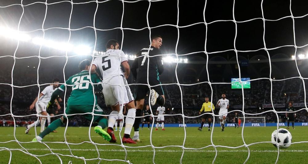Real Madrid’s Gareth Bale scores their second goal. — Reuters