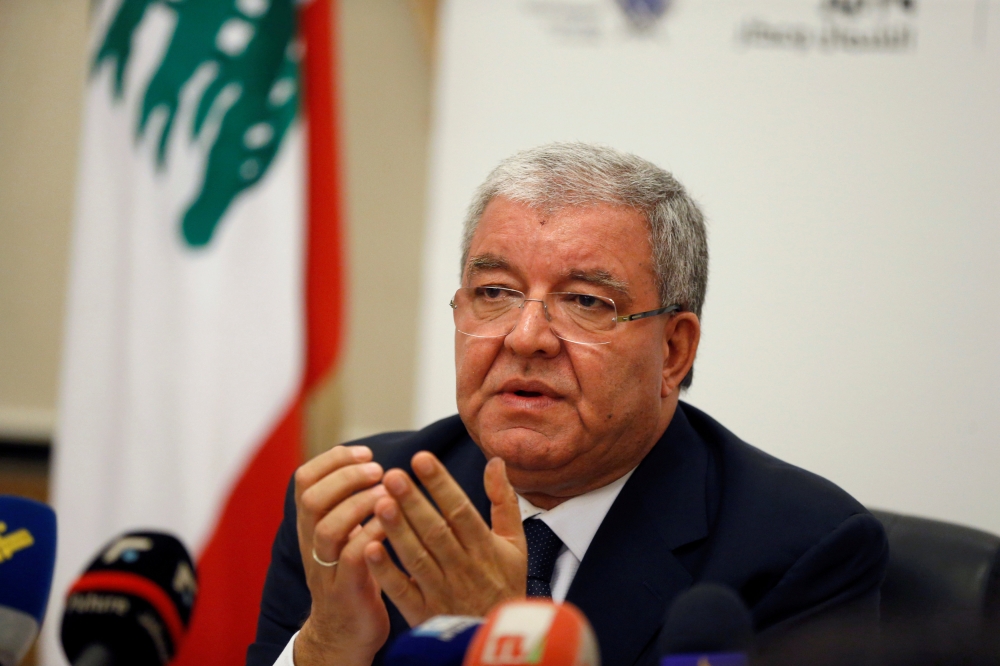 Lebanon's Interior Minister Nohad Machnouk