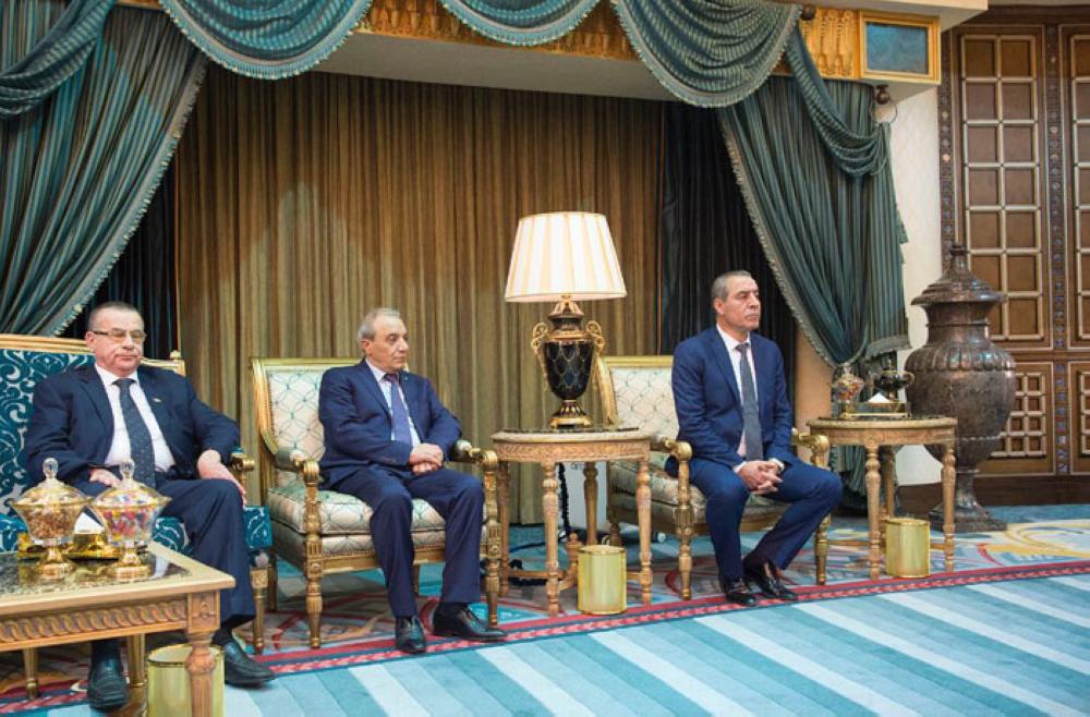 Saudi King Salman receives Palestinian President