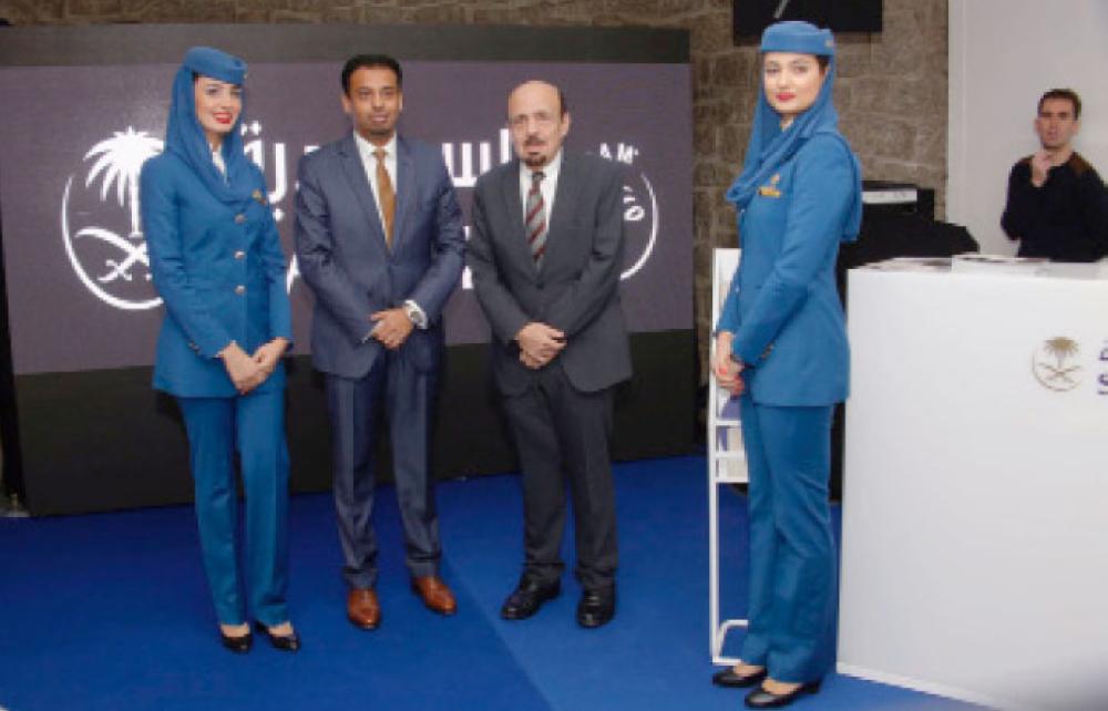 Saudia was the main sponsor of the events in Paris.