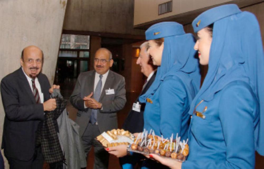 Saudia was the main sponsor of the events in Paris.
