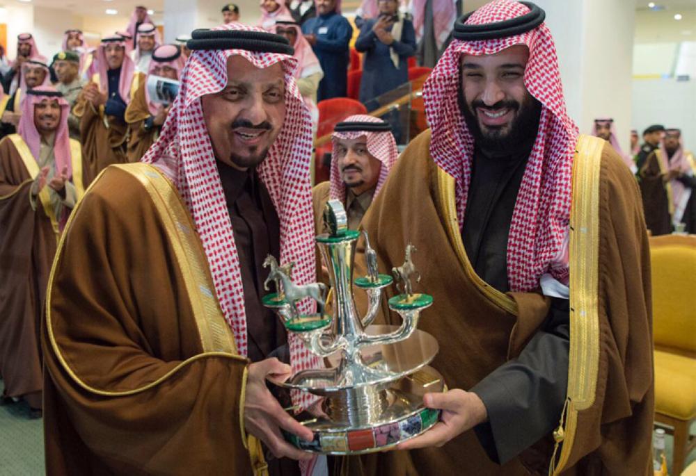 Crown Prince awards Crown Prince Cup to Prince Faisal Bin Khaled