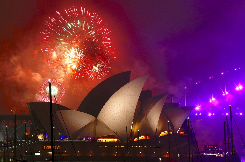 New Year fireworks