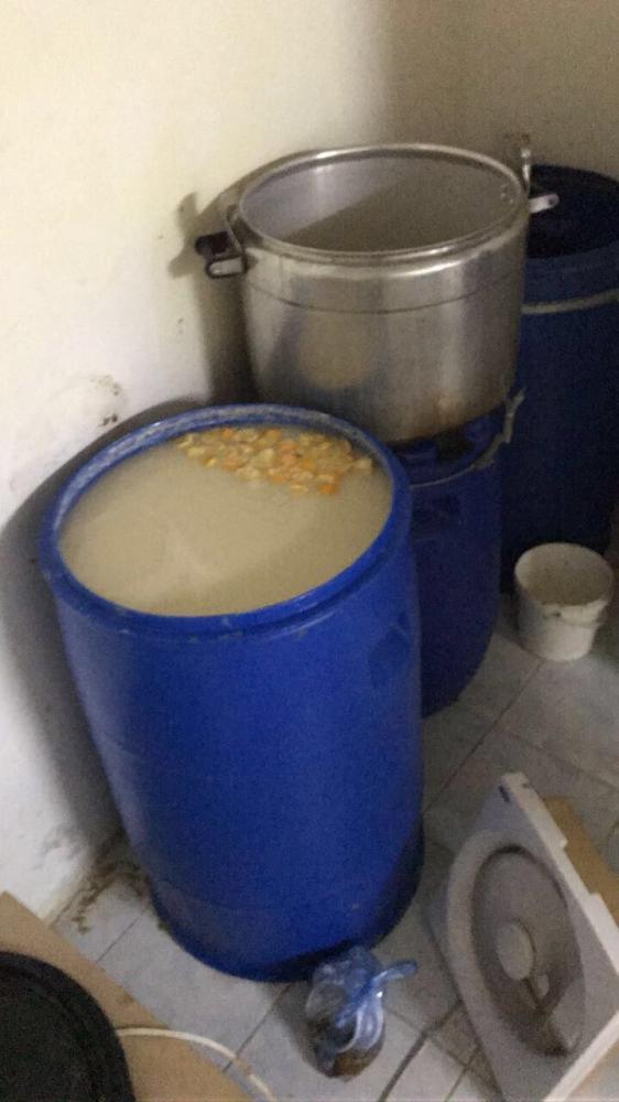 Riyadh police busted two liquor factories run by illegal expatriates in the city during the crackdown.