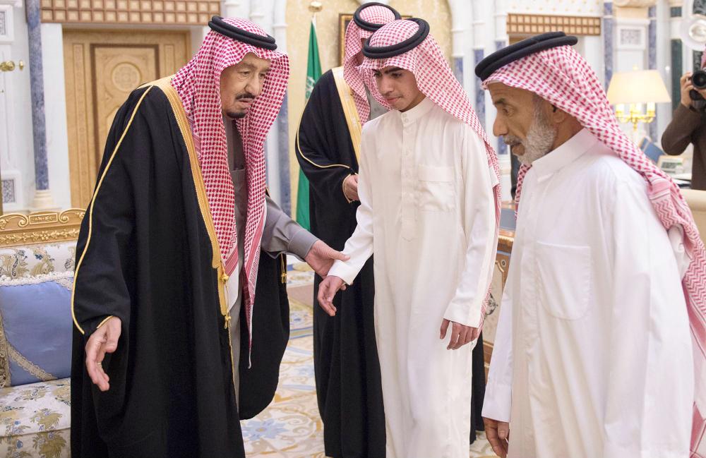 King receives kin of Sheikh Al-Jirani