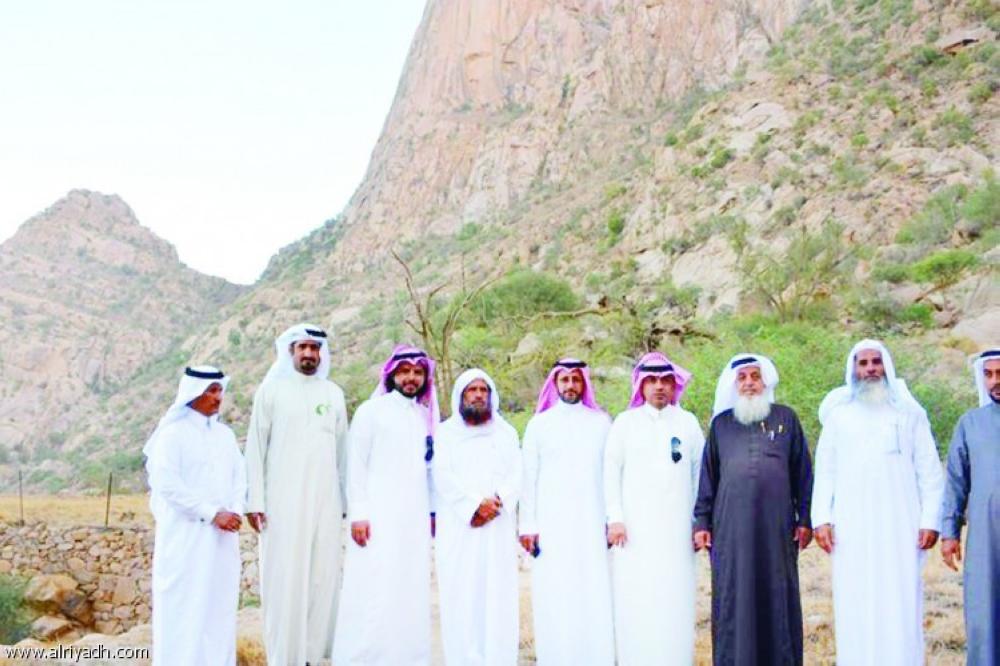 The towering mountains of Al-Makhwah