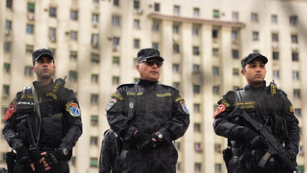 Members of the Egyptian police special forces stand guard on Cairo's landmark Tahrir Square on January 25, 2016, as the country marks the fifth anniversary of the 2011 uprising. — AFP file photo