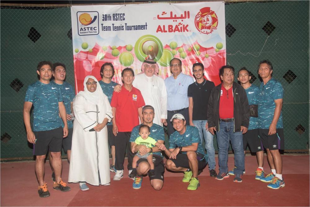 Ladies Lower Mix Division champion Saudia City Tennis Club-IHP 
