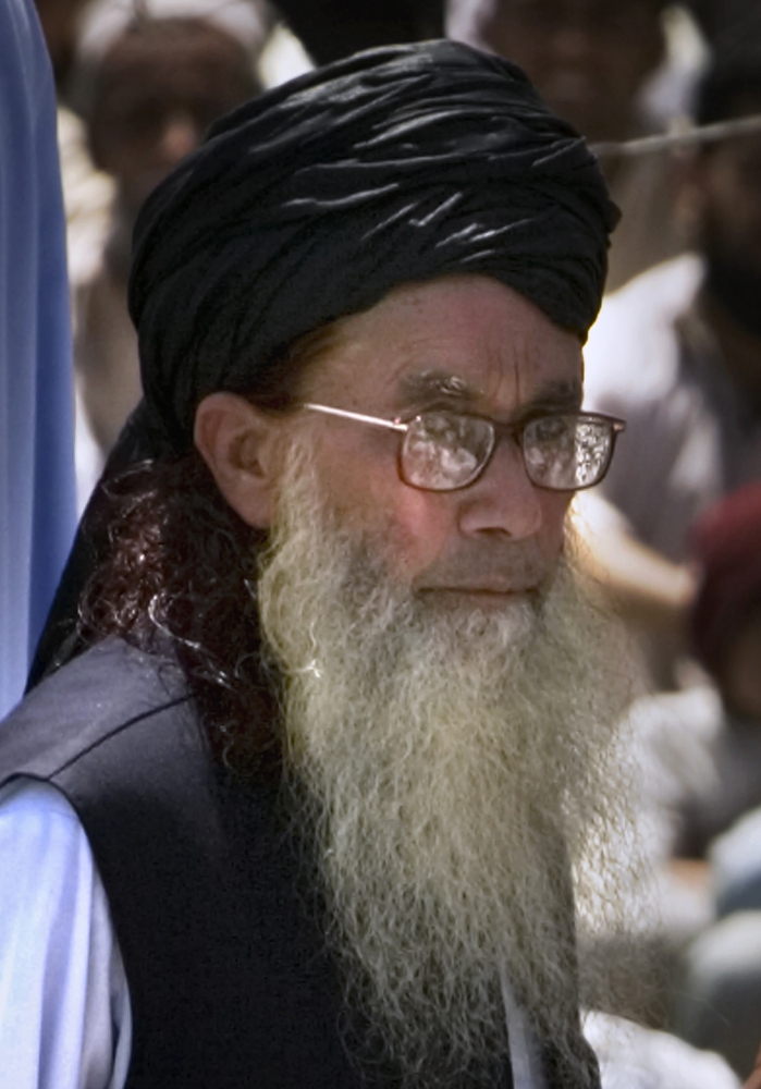 Pakistan’s pro-Taliban cleric Sufi Muhammad leaves after addressing to his supporters in Mingora, Pakistan, in this file photo. — AP
