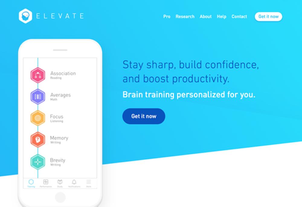 Would you train your brain with Elevate?