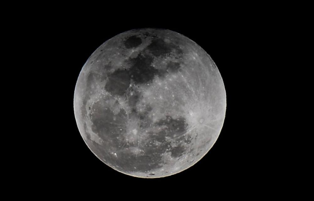 Partial lunar eclipse witnessed in Al-Khobar in the Eastern Province. -SPA