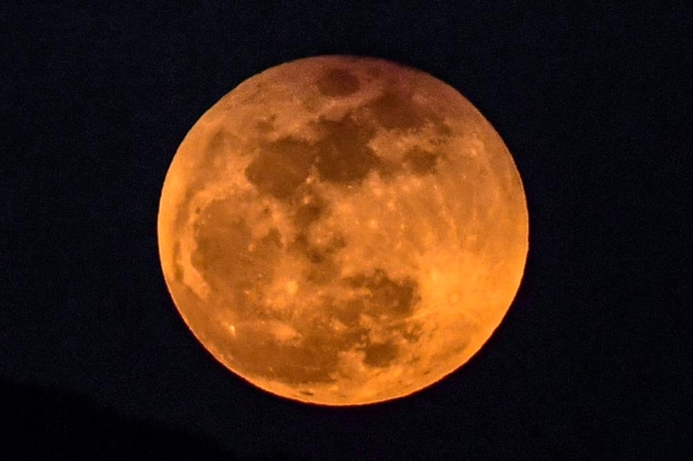 Partial lunar eclipse witnessed in Al-Khobar in the Eastern Province. -SPA