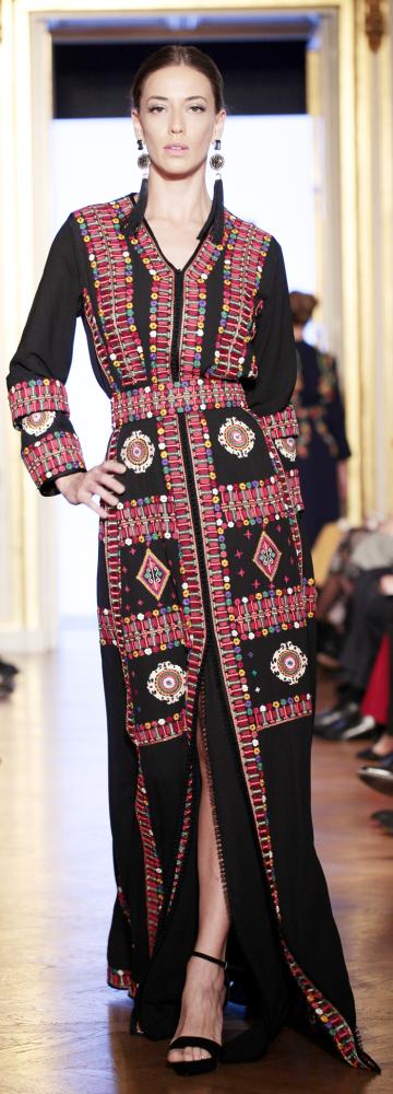 Covered on the catwalk: modest fashion in Paris