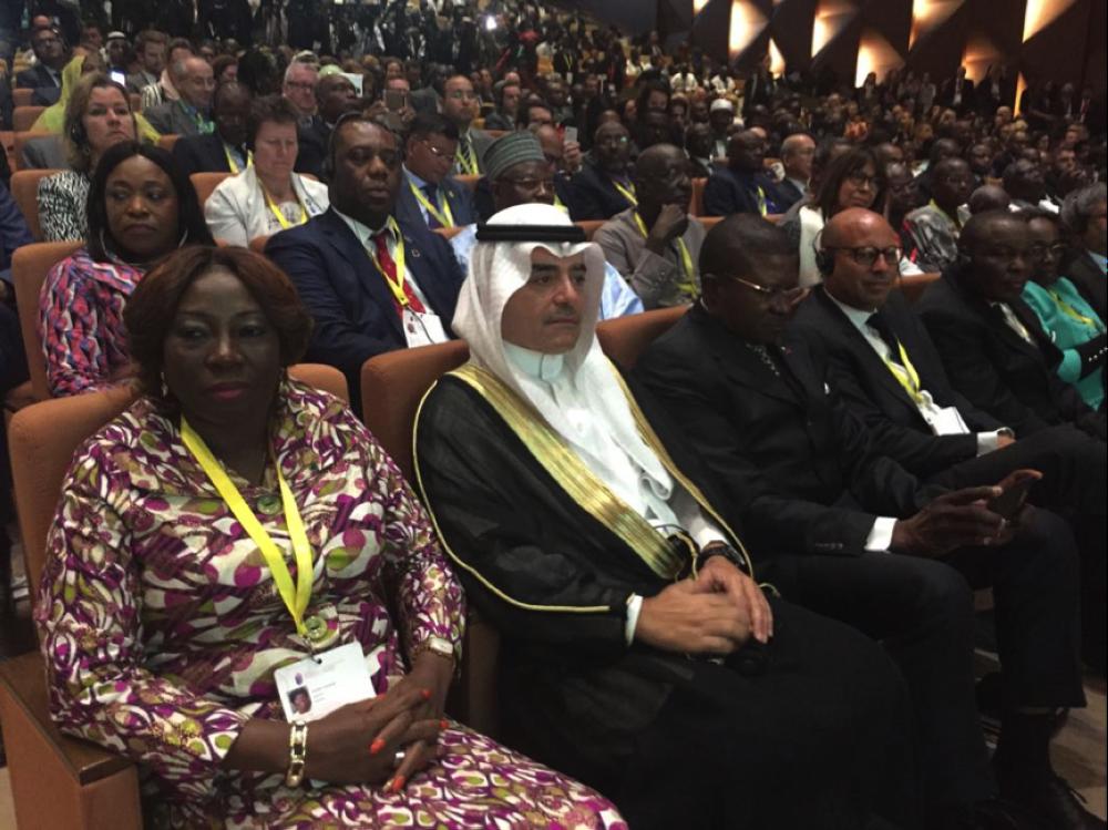 Dr. Al-Malik with the General Manager of the UNESCO Ms. Audrey Azoulay. — Courtesy photos
