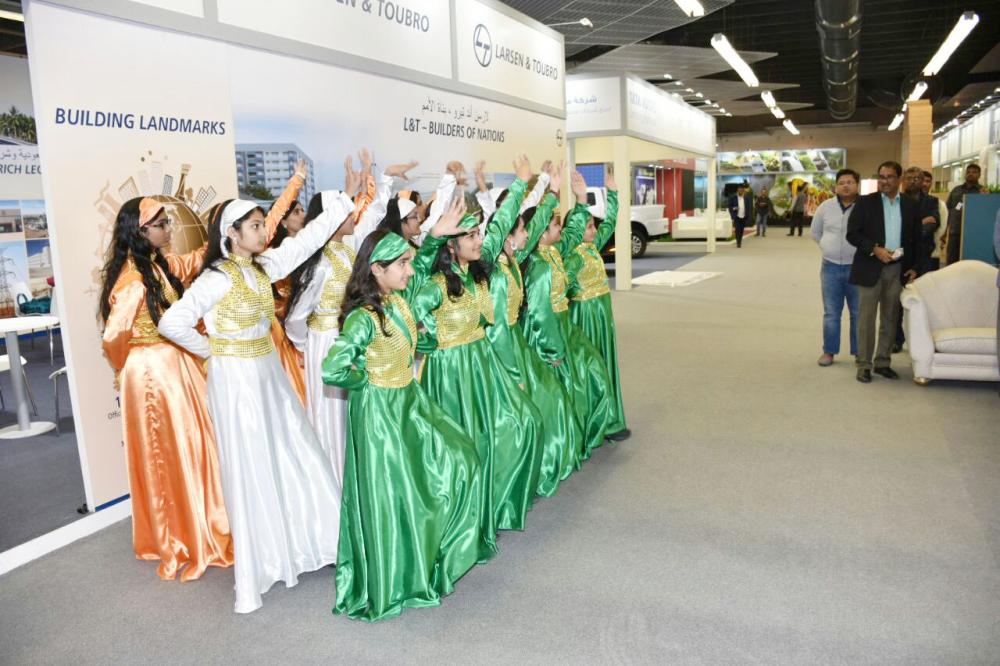 Indian Minister of State for External Affairs Gen. V.K. Singh at the India pavilion in Janadriya Festival. — All photos by Mir Mohsin Ali. 