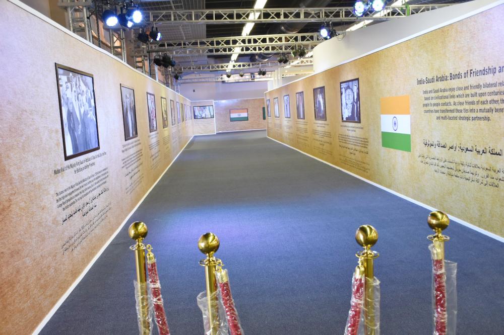 Indian Minister of State for External Affairs Gen. V.K. Singh at the India pavilion in Janadriya Festival. — All photos by Mir Mohsin Ali. 