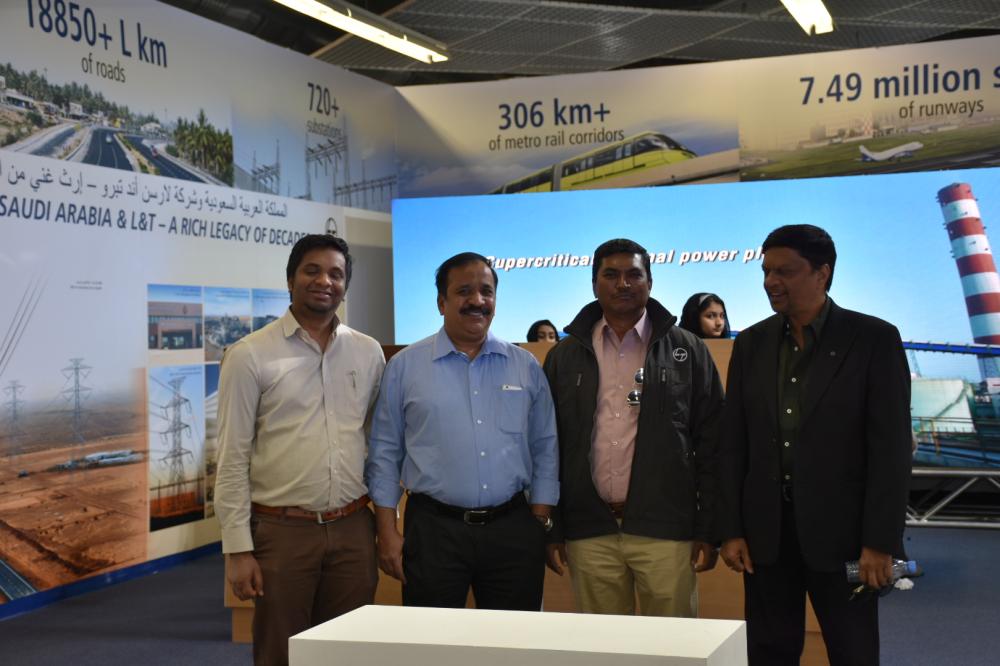 Indian Minister of State for External Affairs Gen. V.K. Singh at the India pavilion in Janadriya Festival. — All photos by Mir Mohsin Ali. 