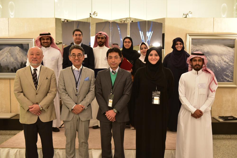 Contest participants pose with Japanese officials. — Courtesy photo