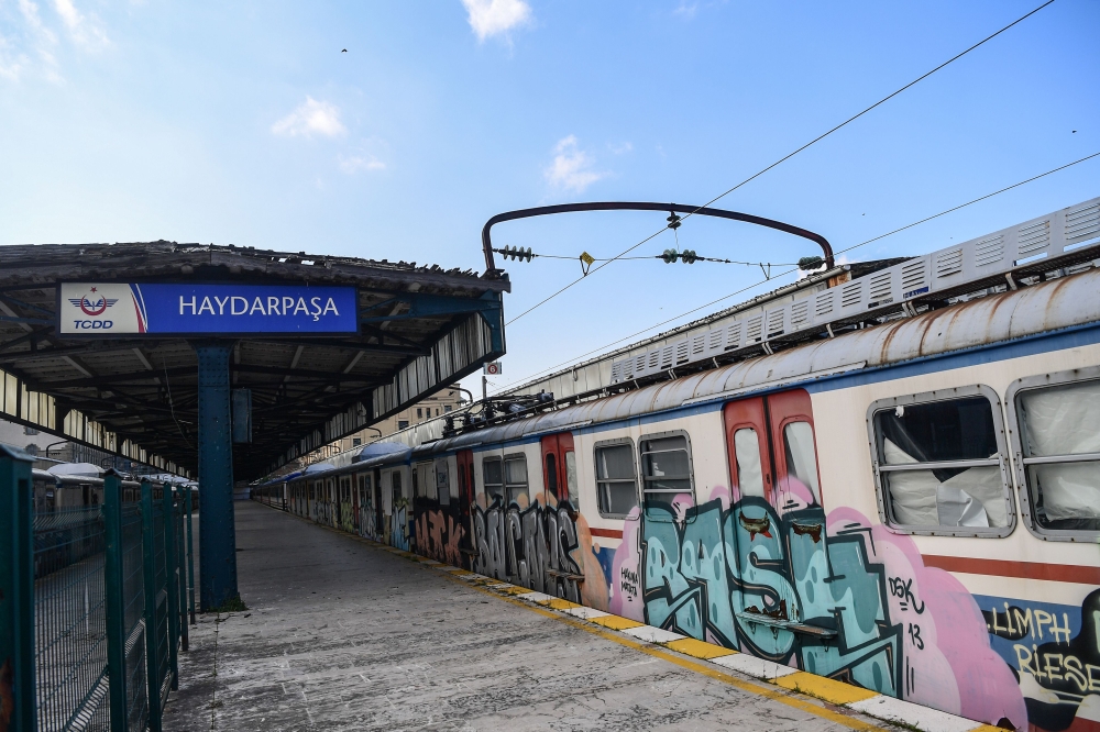 The inside of a scrap train decorated with graffitis at the Haydarpasa (pronounced Haydarpasha) train station in Istanbul. Built in the first decade of the 20th century as Europe’s gateway to the east, the Istanbul Haydarpasa railway station still stands proudly on the Asian side of the Bosphorus, its gothic towers looming over the waters. Since 2013, the celebrated terminus has not seen any train traffic after being shut for restoration work and a major upgrade of Turkey's railway network. — AFP photos