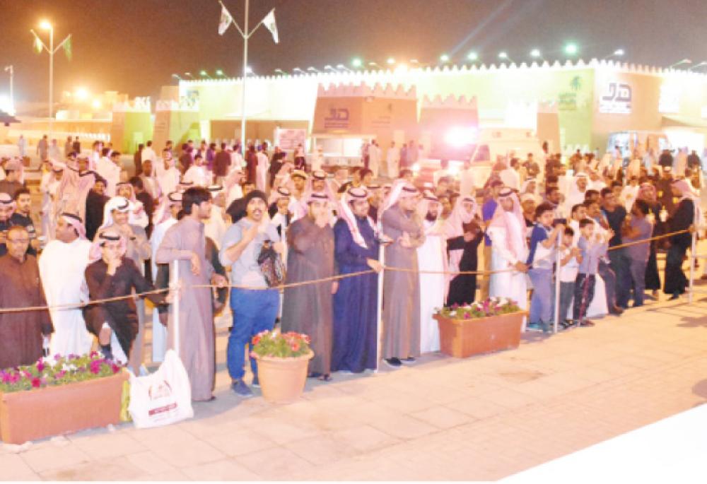 A larger number of visitors are thronging the Indian Pavilion at Janadriya. — Courtesy photos