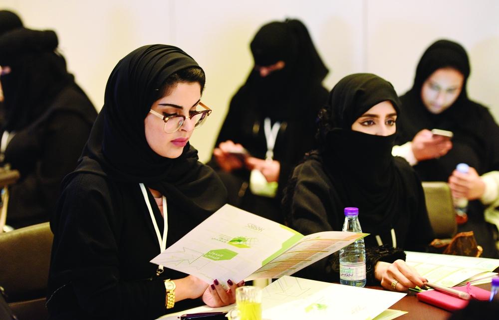 Some of the young women who have been selected out of a total of 750 applicants for the three-month training program.