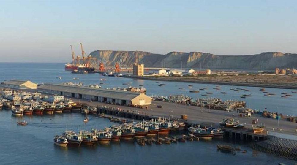 A file photo shows construction work in progress at Pakistan’s Gwadar Port as part of China-Pakistan-Afghanistan Economic Corridor agreement — AFP