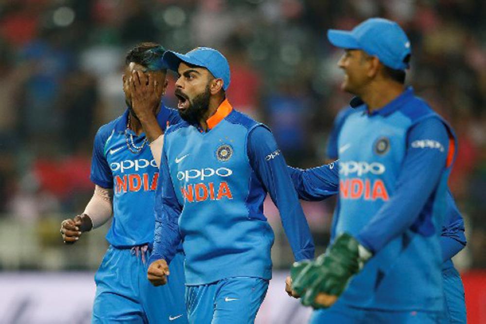 India captain Virat Kohli with teammates in this file photo.