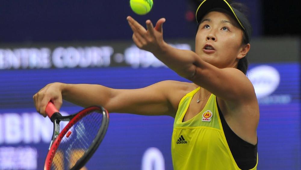 Peng Shuai from China, see in this file photo, and doubles partner Hsieh Su-wei of Taiwan have hit social media in a row over their fitness trainer, with the former world top-ranked pair suggesting they will split.