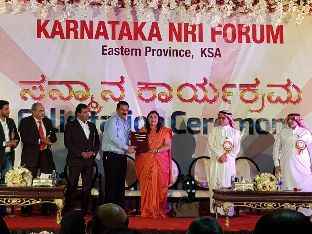 Dr. Arathi assures welfare 
of Gulf Kannadiga NRIs