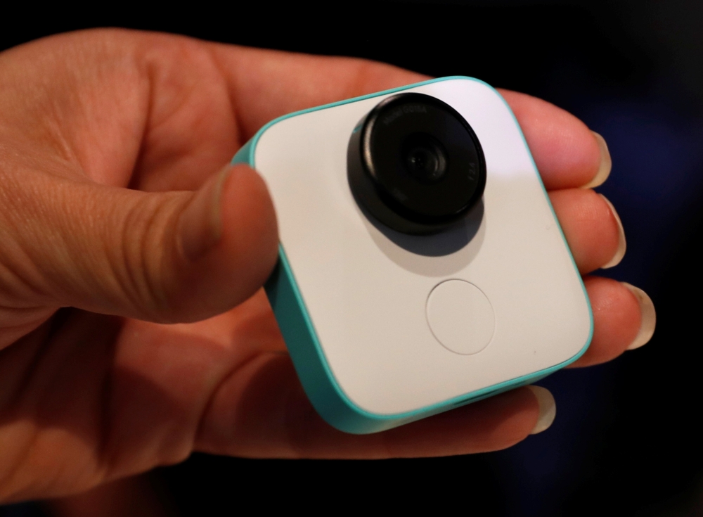 Google product manager Juston Payne speaks about the Google Clips camera during a launch event in San Francisco, California, US, on Oct. 4, 2017. — Reuters