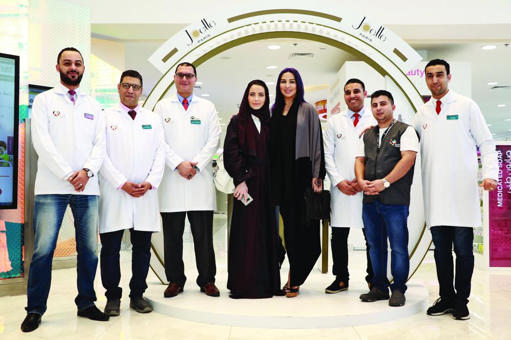 Joelle with Nahdi team