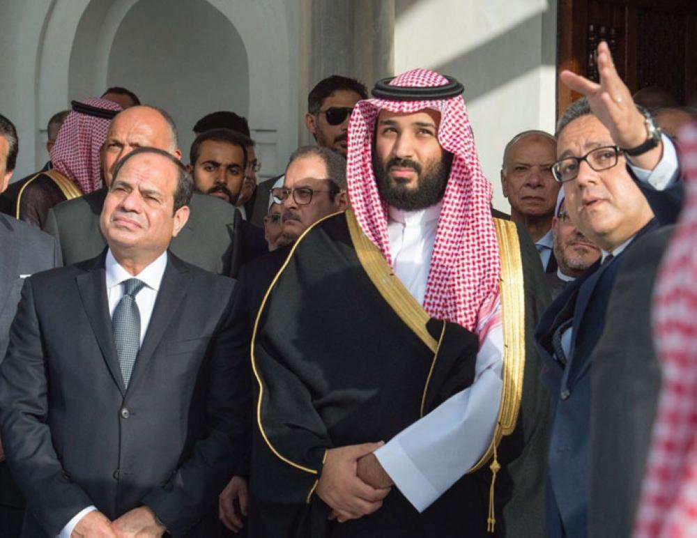 Crown Prince and Sisi open renovated Al-Azhar Mosque