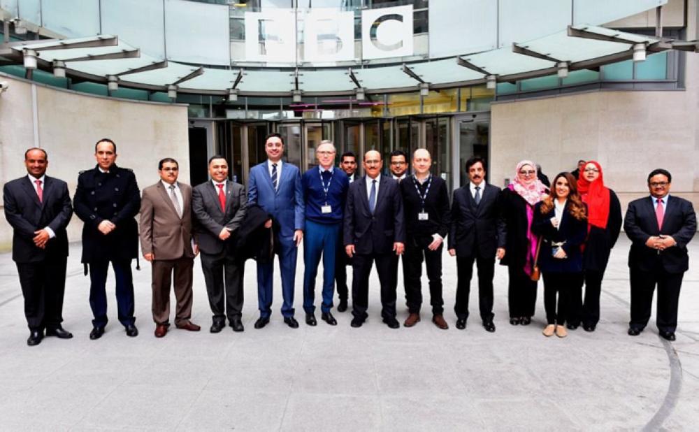 Saudi media delegation visits BBC and Bloomberg in London