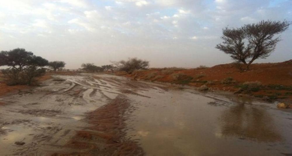 The seasonal Lake Al-Kasr in Rawdaht Al-Sabla, Zulfi governorate.