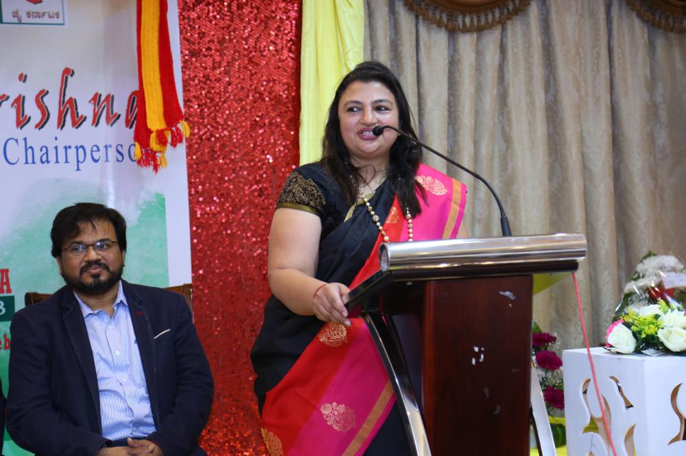 Karnataka NRIs felicitates Dr. Arathi in Jeddah