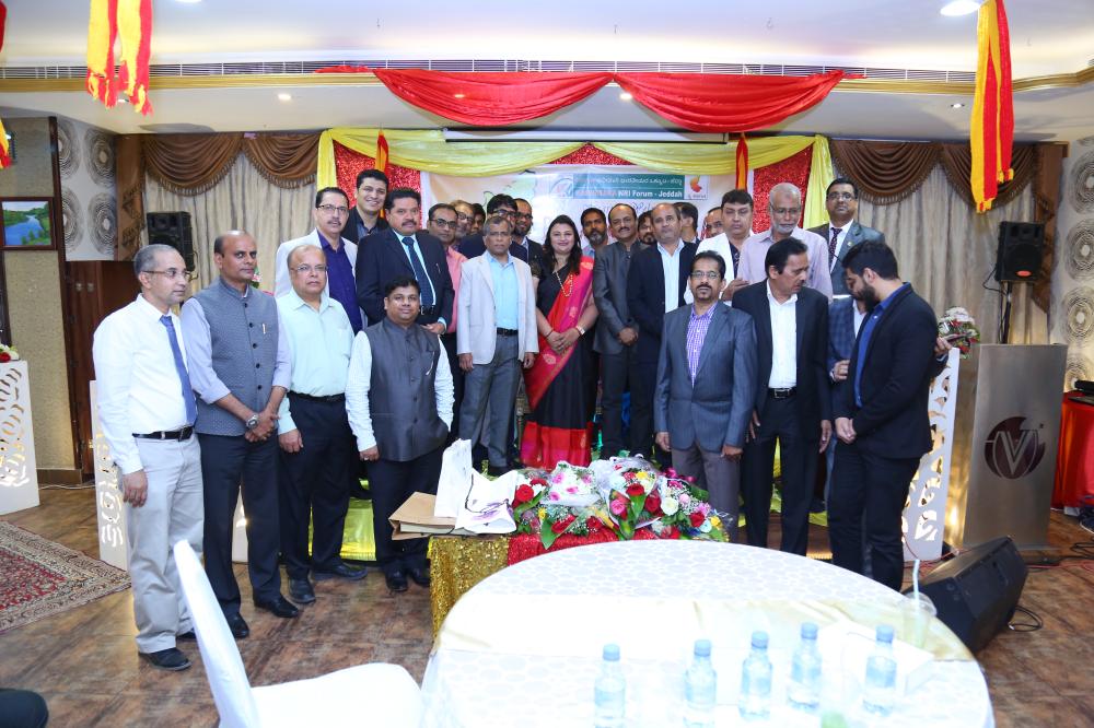 Karnataka NRIs felicitates Dr. Arathi in Jeddah