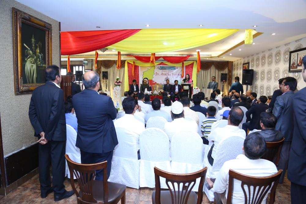 Karnataka NRIs felicitates Dr. Arathi in Jeddah