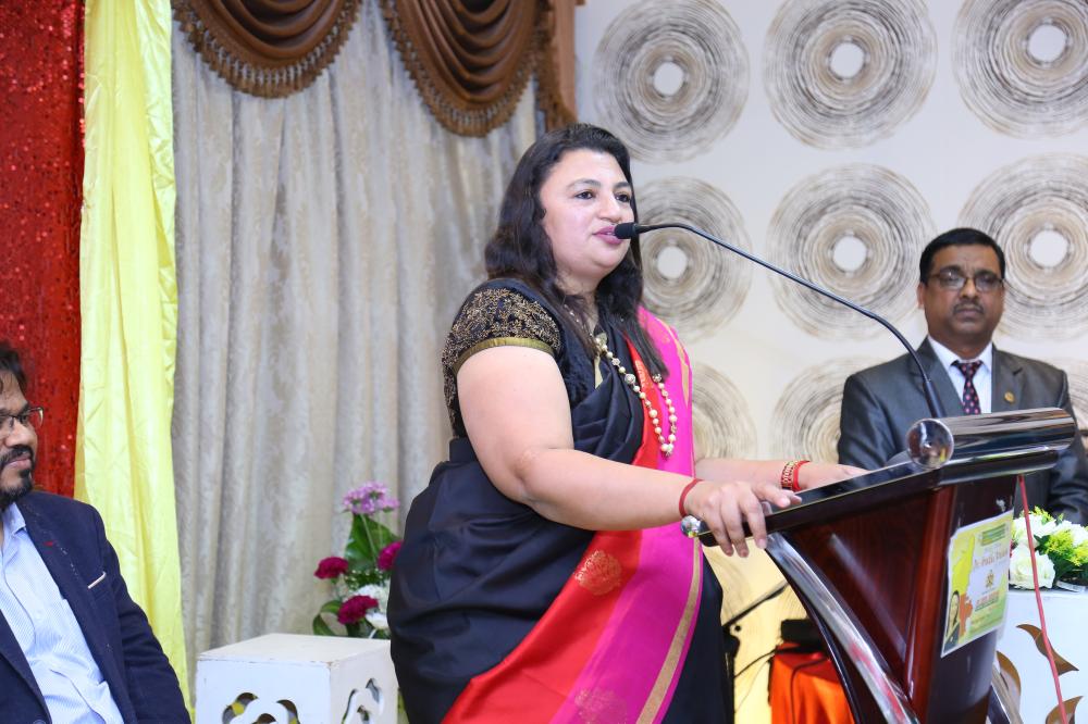 Karnataka NRIs felicitates Dr. Arathi in Jeddah