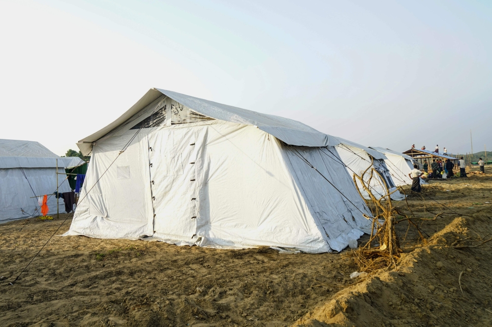 Myanmar government built transit camps in Hla Pho Khaung for minority Rohingya Muslims in Rakhine state close to Bangladesh border in this Jan. 24, 2018 file photo. — AFP