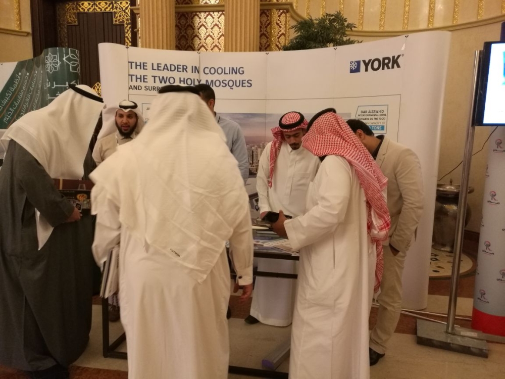  Al Salem Johnson Controls (York) booth at the Coordination Council of Local Haj Operators exhibition. — Courtesy photo