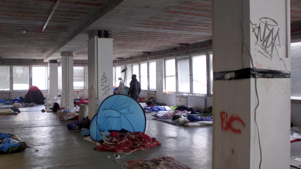 Squatters moved into the empty building, dubbed the Sofia Solidarity Center, while volunteers provided hot food and drinks and also supplied clothing, toiletries and sleeping bags.