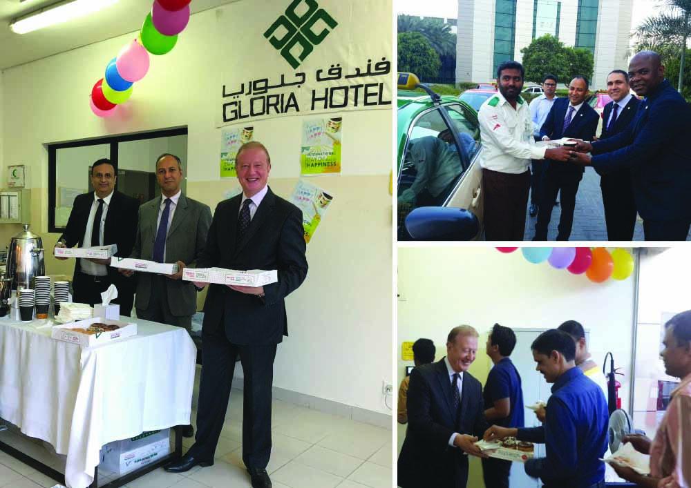 Gloria Hotel celebrates International Day of Happiness in Dubai. — Courtesy photo