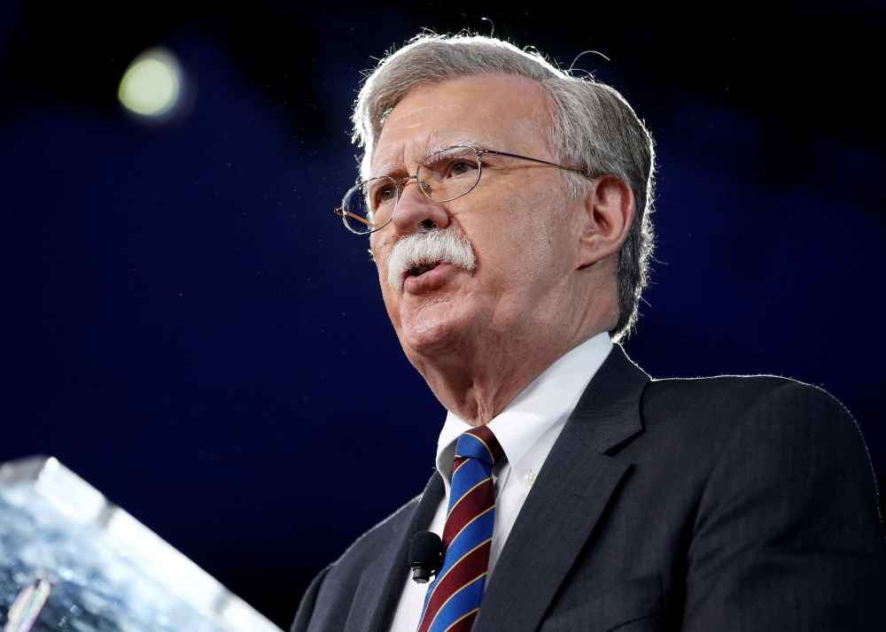 Former US Ambassador to the United Nations John Bolton speaks at the Conservative Political Action Conference (CPAC) in Oxon Hill, Maryland, in this Feb. 24, 2017 file photo. — Reuters