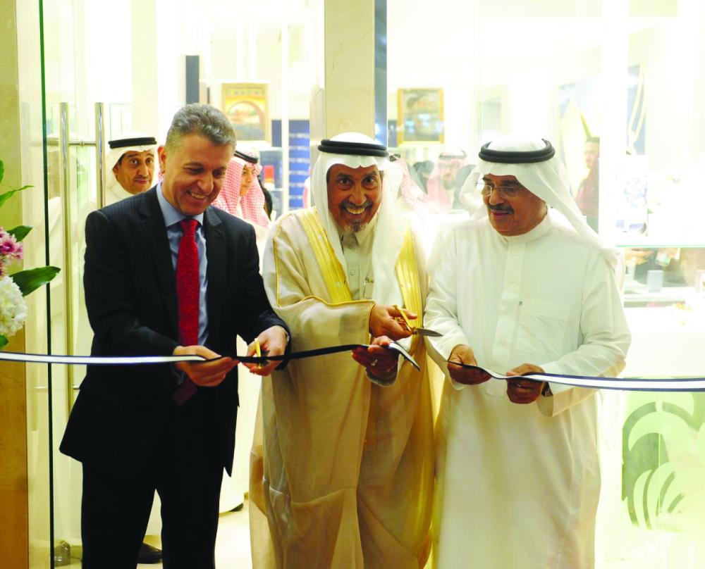 Frey Wille and Al Hussaini Trading officials at the opening of its boutique in Al Mamlaka Mall in Riyadh. — Courtesy photo