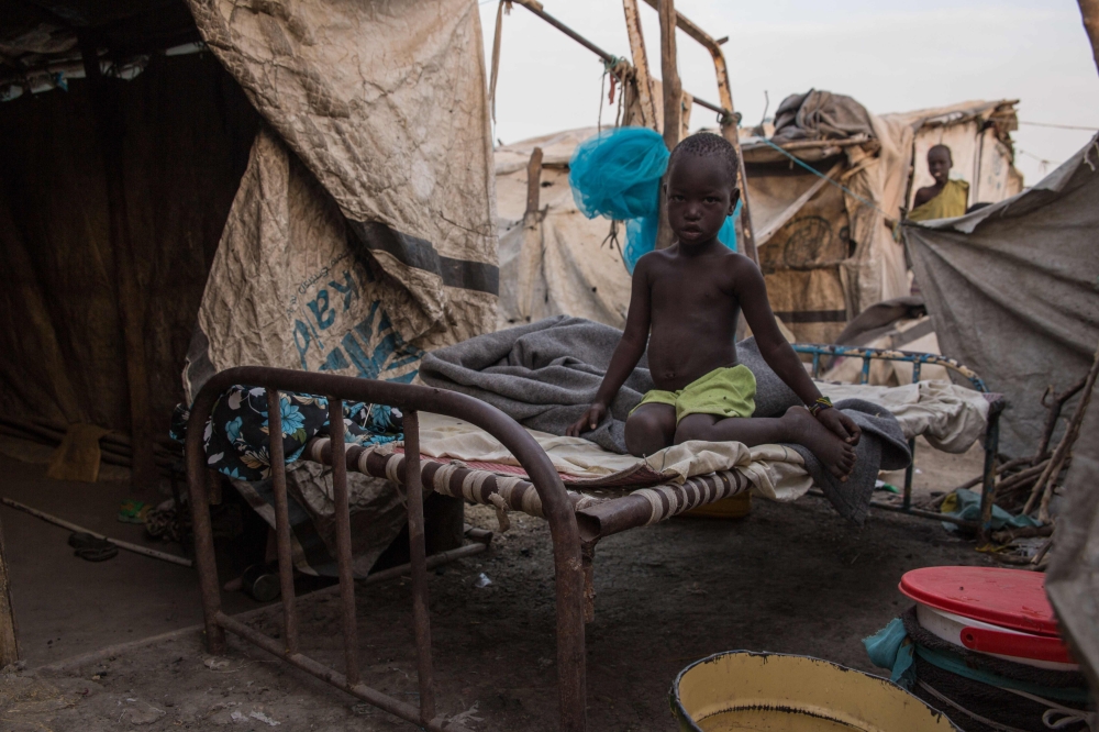 Ayak, 44, who wanted to commit suicide after she lost her family is seen at the internally displaced person (IDP) camp in Malakal, South Sudan, in this March 13, 2018 file photo. — AFP
